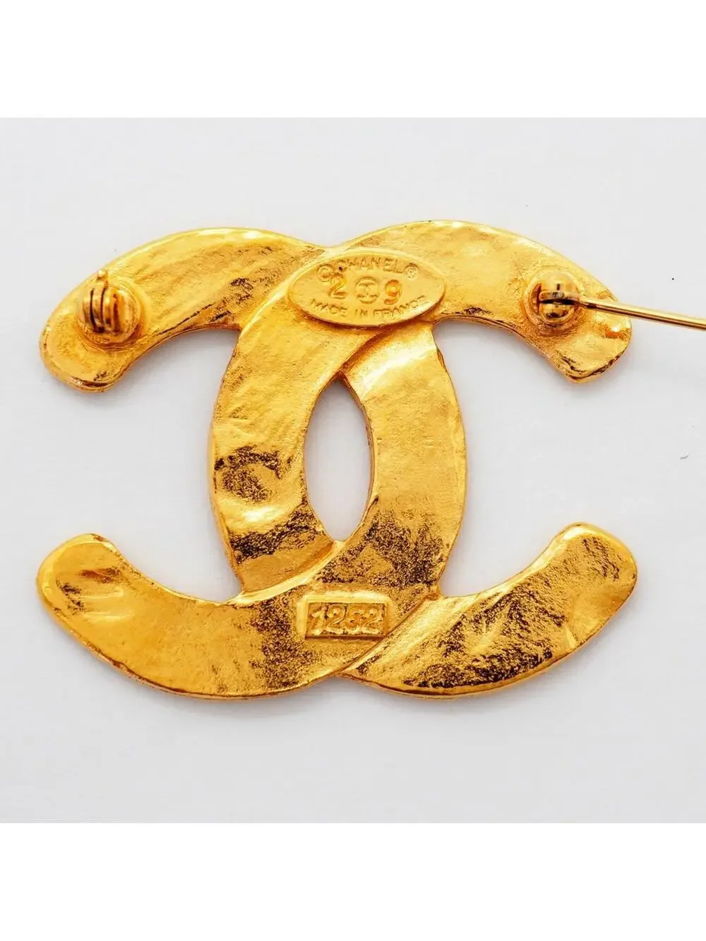 Chanel Cc Logo Brooch Metal #299329C74B